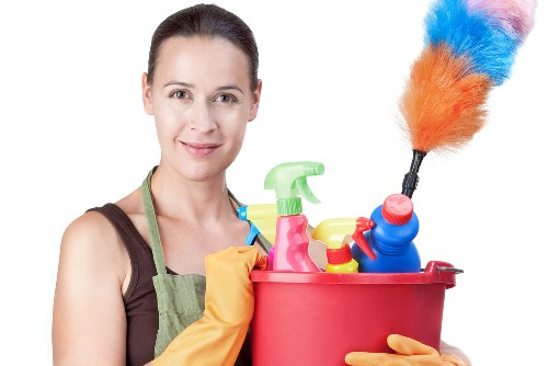 Professional one off cleaning of a bright living room